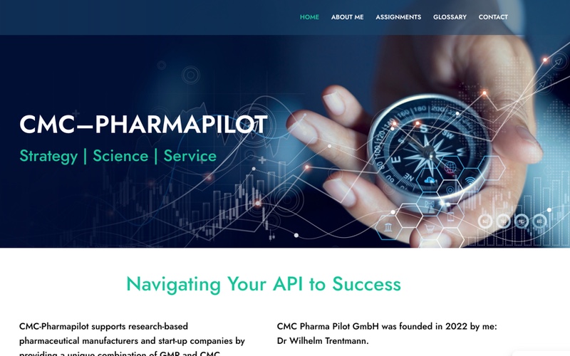 Webdesign Referenzen - CMC-PHARMAPILOT