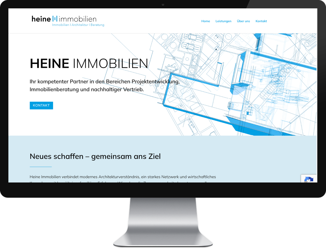 Webdesign Referenzen -Heine Immobilien Münster