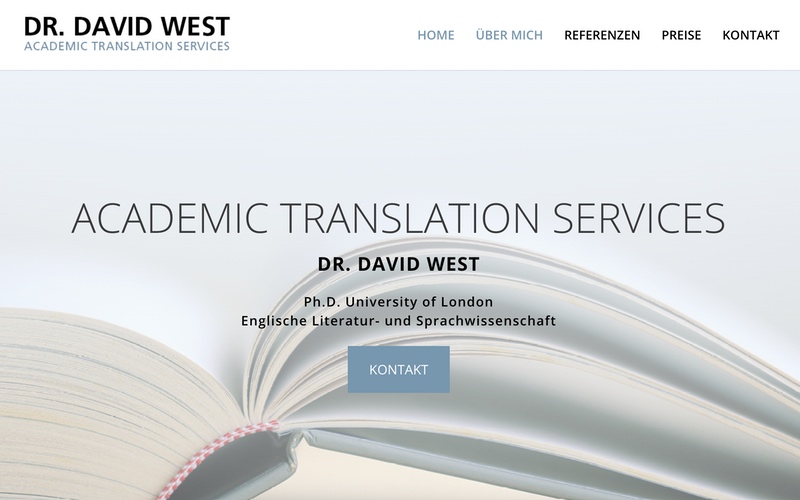 Webdesign Referenzen - Academic Translation Services