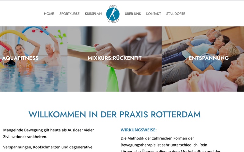 Webdesign Praxis Rotterdam Münster