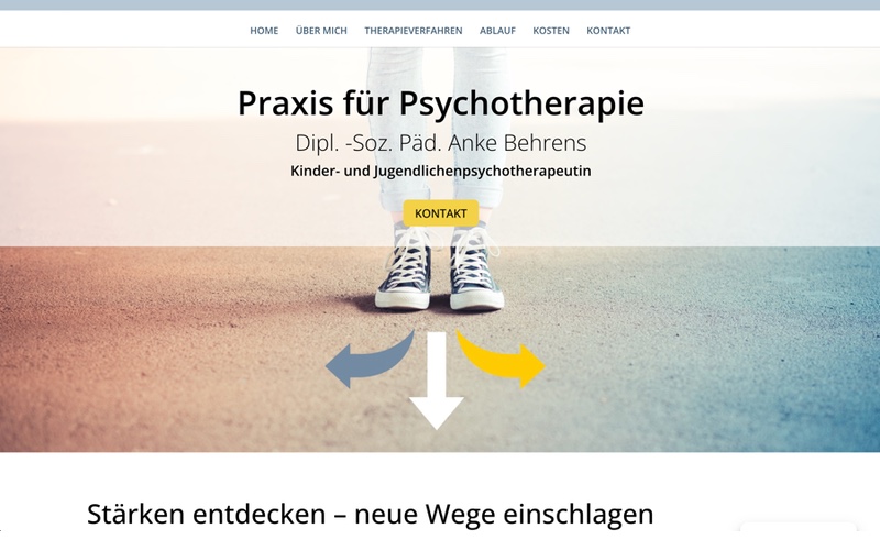 Webdesign Referenzen-Praxis Behrens Münster