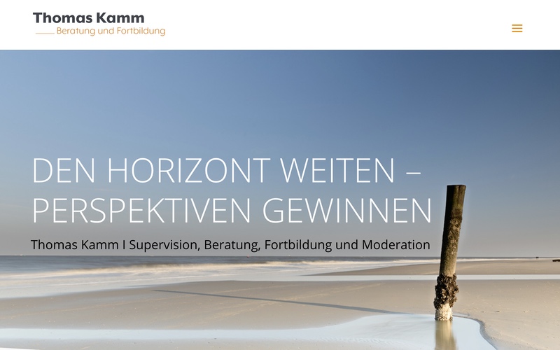 Webdesign Referenzen - Thomas Kamm Beratung