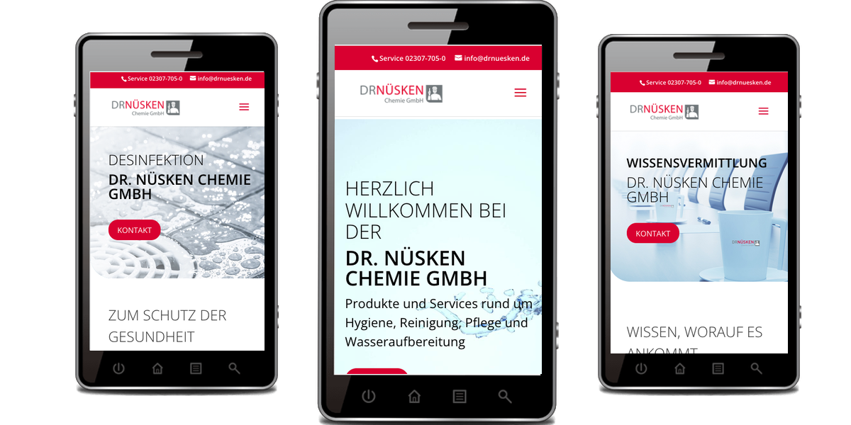 Webdesign Referenzen - Dr.Nüsken GmbH