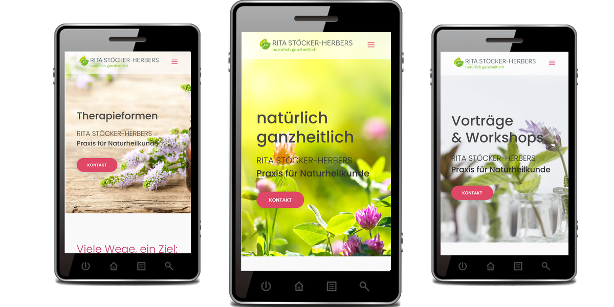 Webdesign Referenzen - Naturheilpraxis Stöcker-Herbers