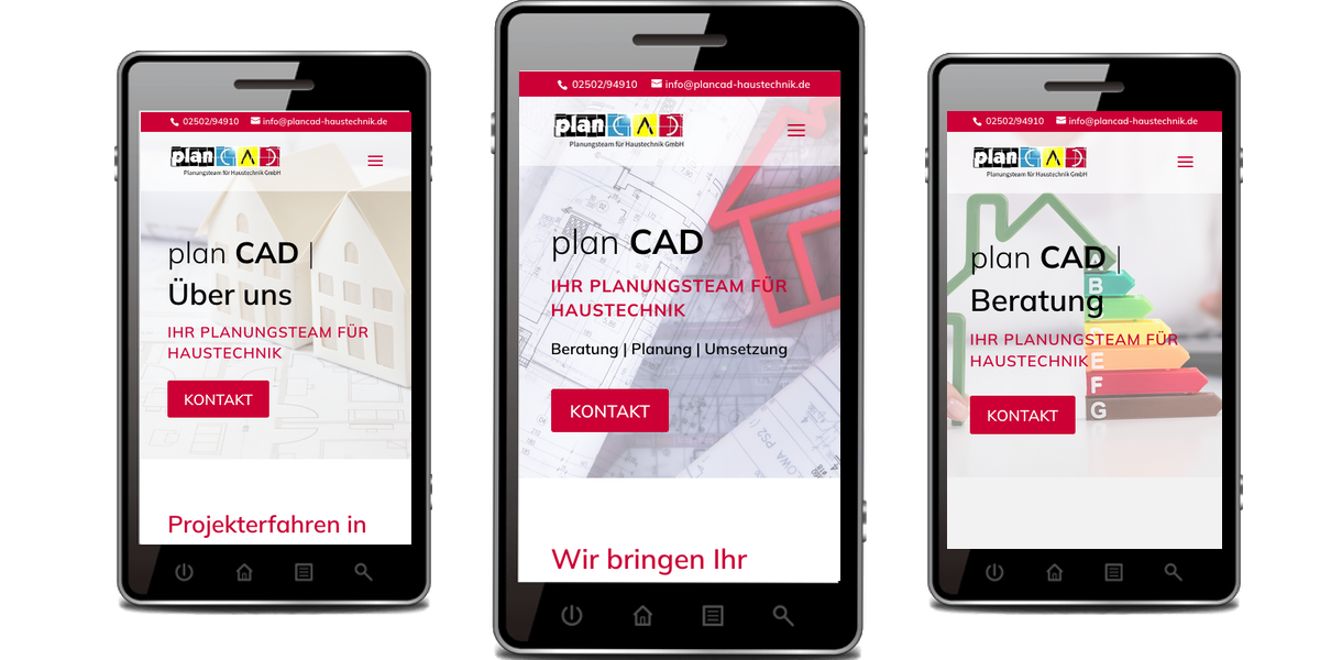 Webdesign Referenzen - PlanCAD GmbH  Münster