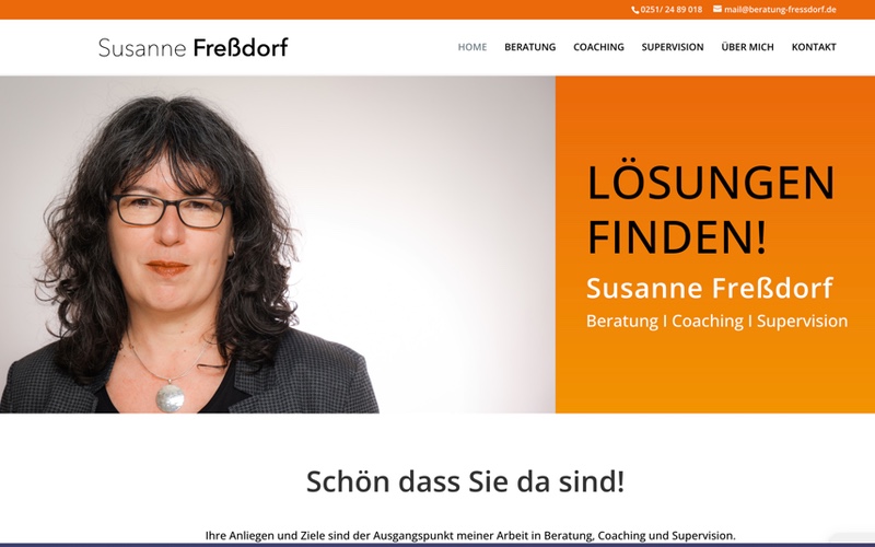 Webdesign Referenzen - Freßdorf Beratung 