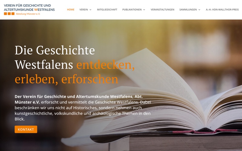Webdesign Referenzen - Verein für Geschichte und Altertumskunde 